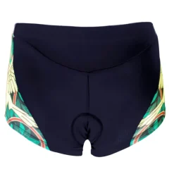 ILPALADINO Women's Cycling Under Shorts Cycling Shorts Bike Shorts Padded Shorts Chamois Bottoms 3D Pad Quick Dry Anatomic Design Sports Floral Botanical Spandex Elastane Lycra Black Road Bike