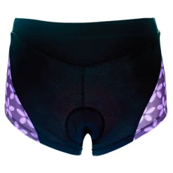 ILPALADINO Women's Cycling Under Shorts Cycling Shorts Bike Shorts Padded Shorts Chamois Bottoms 3D Pad Quick Dry Anatomic Design Sports Floral Botanical Spandex Elastane Lycra Black Road Bike