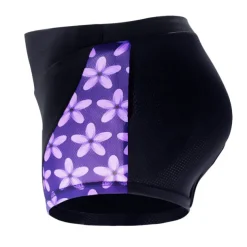 ILPALADINO Women's Cycling Under Shorts Cycling Shorts Bike Shorts Padded Shorts Chamois Bottoms 3D Pad Quick Dry Anatomic Design Sports Floral Botanical Spandex Elastane Lycra Black Road Bike