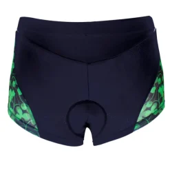 ILPALADINO Women's Cycling Under Shorts Cycling Shorts Bike Shorts Padded Shorts Chamois Bottoms 3D Pad Quick Dry Anatomic Design Sports Floral Botanical Spandex Elastane Lycra Black Road Bike