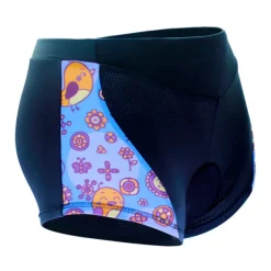 ILPALADINO Women's Cycling Under Shorts Cycling Shorts Bike Shorts Padded Shorts Chamois Bottoms 3D Pad Quick Dry Anatomic Design Sports Floral Botanical Spandex Elastane Lycra Black Road Bike