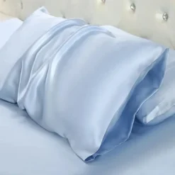 Imitation Silk Solid Color Pillowcase Envelope Pillowcase