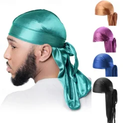 Imitation Silk Strapping Pirate Cap Cape Headband Cap Cap Cap