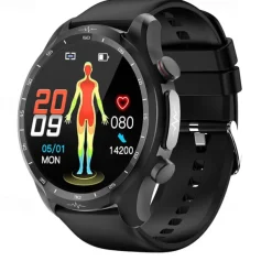 iMosi E430 Smart Watch 1.39 inch Smartwatch Fitness Running Watch Bluetooth ECG+PPG Pedometer Call Reminder Compatible with Android iOS Women Men Waterproof Media Control Message Reminder IP68 44mm