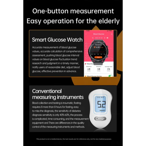 iMosi E430 Smart Watch 1.39 inch Smartwatch Fitness Running Watch Bluetooth ECG+PPG Pedometer Call Reminder Compatible with Android iOS Women Men Waterproof Media Control Message Reminder IP68 44mm