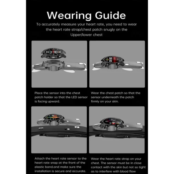 iMosi E430 Smart Watch 1.39 inch Smartwatch Fitness Running Watch Bluetooth ECG+PPG Pedometer Call Reminder Compatible with Android iOS Women Men Waterproof Media Control Message Reminder IP68 44mm