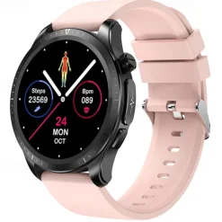 iMosi E420 Smart Watch 1.39 inch Smartwatch Fitness Running Watch Bluetooth ECG+PPG Temperature Monitoring Pedometer Compatible with Android iOS Women Men Long Standby Waterproof Media Control IP68