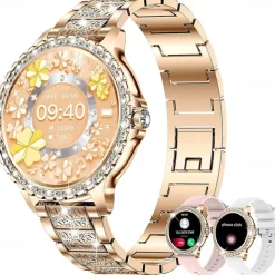 iMosi I59 Smart Watch 1.32 inch Smartwatch Fitness Running Watch Bluetooth Pedometer Call Reminder Activity Tracker Compatible with Android iOS Women Men Long Standby Hands-Free Calls Waterproof IP 67