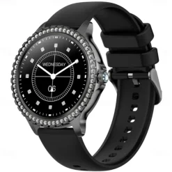 iMosi I59 Smart Watch 1.32 inch Smartwatch Fitness Running Watch Bluetooth Pedometer Call Reminder Activity Tracker Compatible with Android iOS Women Men Long Standby Hands-Free Calls Waterproof IP 67