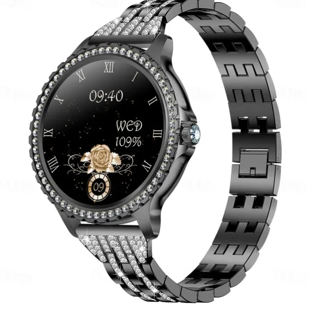 iMosi I59 Smart Watch 1.32 inch Smartwatch Fitness Running Watch Bluetooth Pedometer Call Reminder Activity Tracker Compatible with Android iOS Women Men Long Standby Hands-Free Calls Waterproof IP 67