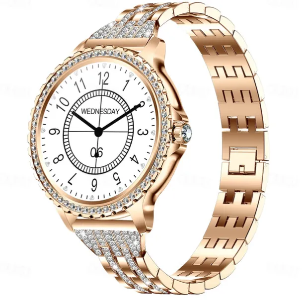 iMosi I59 Smart Watch 1.32 inch Smartwatch Fitness Running Watch Bluetooth Pedometer Call Reminder Activity Tracker Compatible with Android iOS Women Men Long Standby Hands-Free Calls Waterproof IP 67