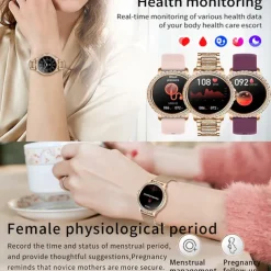 iMosi I59 Smart Watch 1.32 inch Smartwatch Fitness Running Watch Bluetooth Pedometer Call Reminder Activity Tracker Compatible with Android iOS Women Men Long Standby Hands-Free Calls Waterproof IP 67