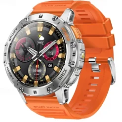 iMosi K65 Smart Watch 1.43 inch Smartwatch Fitness Running Watch Bluetooth Pedometer Call Reminder Activity Tracker Compatible with Android iOS Women Men Hands-Free Calls Waterproof Media Control IP