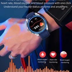 iMosi KC83 Smart Watch 1.43 inch Smartwatch Fitness Running Watch Bluetooth Pedometer Call Reminder Activity Tracker Compatible with Android iOS Women Men Hands-Free Calls Waterproof Media Control IP
