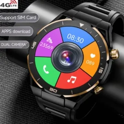 iMosi PG888 Android Smart Watch Men 2G/32G Storage HD Dual Camera NFC 2G 4G SIM Card WIFI Wireless Fast Internet Access Eurasian version