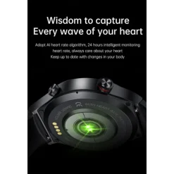 iMosi QW32 Smart Watch 1.28 inch Smartwatch Fitness Running Watch Bluetooth ECG+PPG Pedometer Call Reminder Compatible with Android iOS Women Men Hands-Free Calls Waterproof Media Control IP 67 46mm