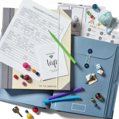 In Case I Go Missing Binder Manila Pocket Folder Organ File Bag