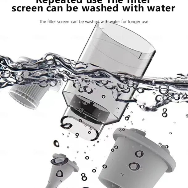 3-in-1 Handheld Vacuum Cleaner Battery, Wireless Mini Handheld Vacuum Cleaner, Portable Car Vacuum Cleaner Wet and Dry with Washable Filter, Powerful Handheld Vacuum Cleaner for Car, Office