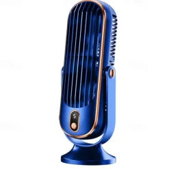 2-in-1 Mini Fan with Humidifier – USB Rechargeable Handheld Spray Fan for Travel, Car, and Temporary Cooling