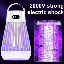 2-in-1 Multifunctional Mosquito Killer Light – Portable Home Mosquito Trap & Camping Lantern