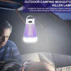 2-in-1 Multifunctional Mosquito Killer Light – Portable Home Mosquito Trap & Camping Lantern