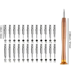 25-in-1 Precision Screwdriver Set: Repair Tool Kit for Mobile Phones, Laptops, Glasses, Cameras & PCs!