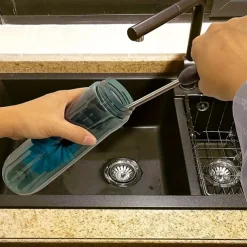 3-in-1 Water Bottle Cleaning Brush Set - Perfect for Narrow Neck Bottles, Sport Bottles, Coffee Mugs, Tumblers, and Flasks