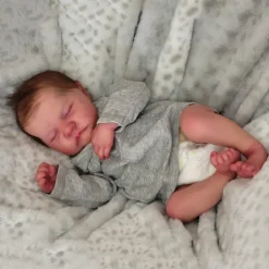 19inch Full body silicone vinyl Reborn Doll Levi Newborn Baby Size boy doll 3D Skin High quality Gift