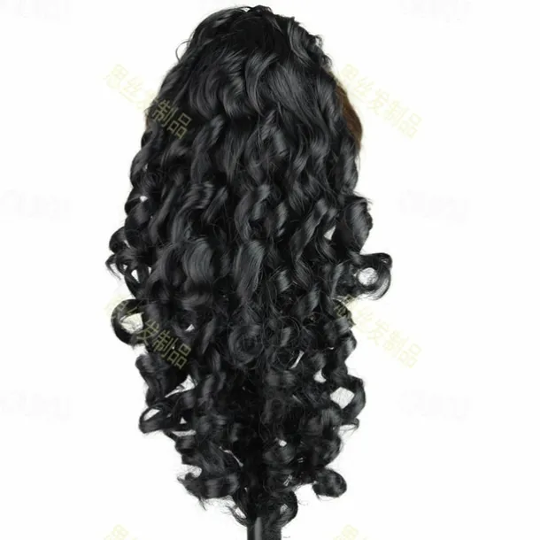 20inch kinky curly claw in ponytail hair s fake hair pony tail hair piece red/black/brown tress 3 colors #4 20inches