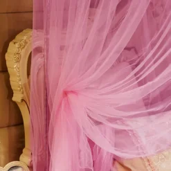 79inch Mosquito Net for Bed with Stainless Steel Bracket Increase Space Gorgeous Mosquito Net Tent Heightening Enlarge Encryption Dustproof Mosquito Nets Mosquito Net