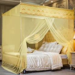 79inch Mosquito Net with Stainless Steel Bracket Single Door Opening Mosquito Prevention Landing Mosquito Nets Dustproof Mosquito Nets Mosquito Net Mosquito Netting for Bed