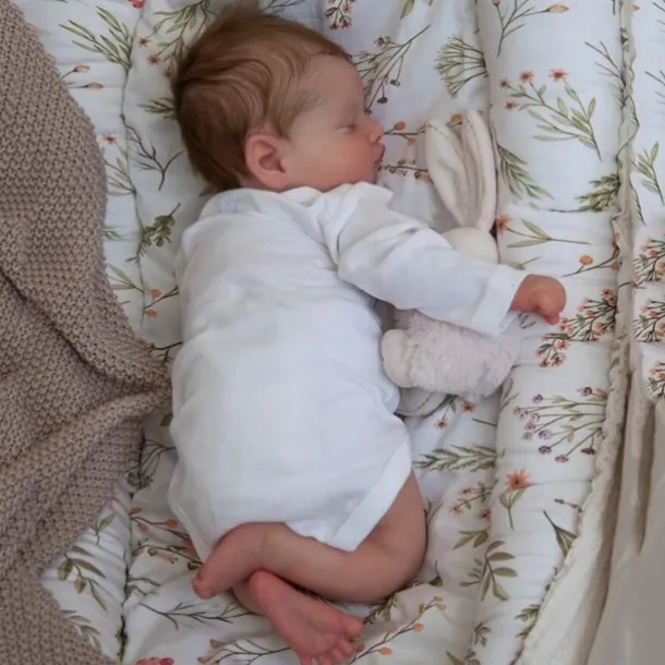 18inch Newborn Baby Size Rosalie Reborn Doll premium Make-up Handmade 3D Skin Top Quality Collectible Art Doll