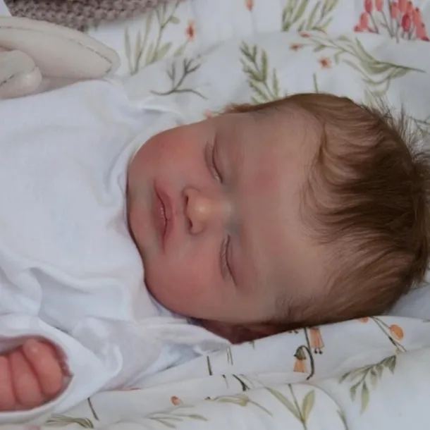 18inch Newborn Baby Size Rosalie Reborn Doll premium Make-up Handmade 3D Skin Top Quality Collectible Art Doll