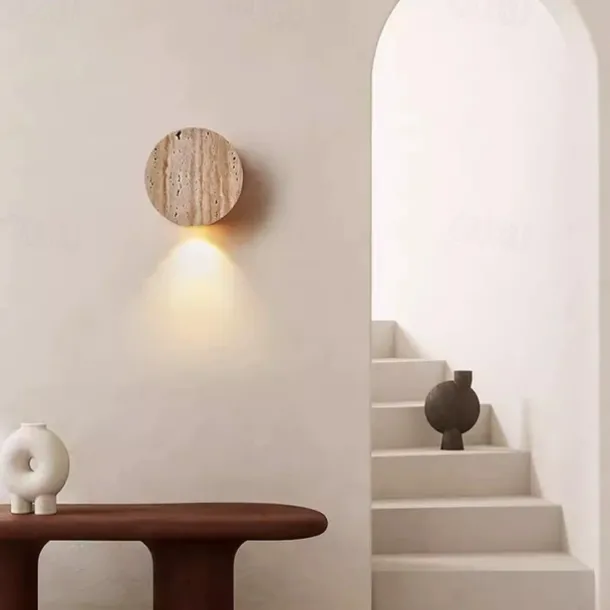 Indoor Creative Vintage Country Indoor Wall Lights Living Room Bedroom Stone Wall Light 110-120V 220-240V 3 W