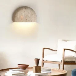 Indoor Modern Nordic Style Indoor Wall Lights Bedroom Dining Room Stone Wall Light 85-265V