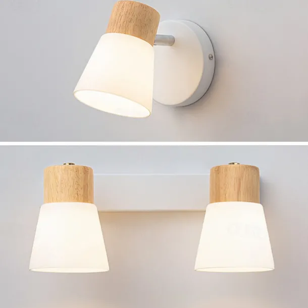 Indoor Modern Nordic Style Wall Lamps Wall Sconces Vanity Lights Indoor Wall Lights Living Room Dining Room Glass Wall Light 110-240 V