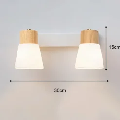Indoor Modern Nordic Style Wall Lamps Wall Sconces Vanity Lights Indoor Wall Lights Living Room Dining Room Glass Wall Light 110-240 V