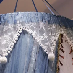 Indoor Mosquito Net Bed Canopy Mosquito Net with Top Easy Installation Suitable for Couples Family, Romantic Atmosphere in Summer Encryption Thickening Version