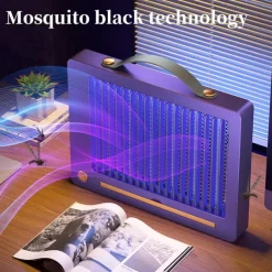 Indoor UV Bug Zapper 360 Degree Mosquito Insect Killer for Moth Wasp Fly Use in Bedroom Kitchen Office Restaurant USB Power Supply