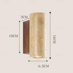 Indoor Vintage Classic Wall Sconce Light Fixture Living Room Bedroom 5W Stone Wall Light 110-120V 220-240V Indoor Wall Lights