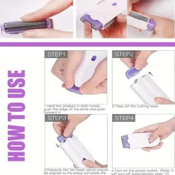 Induction Shaver Laser Painless Electric Shaver Blue Light for Women Shaver Private Body Hair Removal Instrument