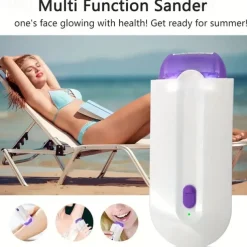 Induction Shaver Laser Painless Electric Shaver Blue Light for Women Shaver Private Body Hair Removal Instrument