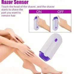Induction Shaver Laser Painless Electric Shaver Blue Light for Women Shaver Private Body Hair Removal Instrument