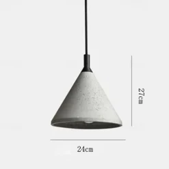 Industrial Cement Pendant Light Retro Loft Ceiling Hanging Lamp Dining Room Aisle Coffee Bar Kitchen Island Pendant Lamps E27 Grey Lamp Fixture Height Adjustable