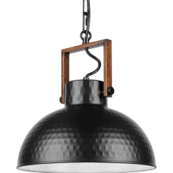 Industrial Retro Pendant Light Metal Chandelier Modern Farmhouse Balcony Corridor Decorative Lighting Fixture Bedside Black Hanging Lamp 1 Head 110-240V