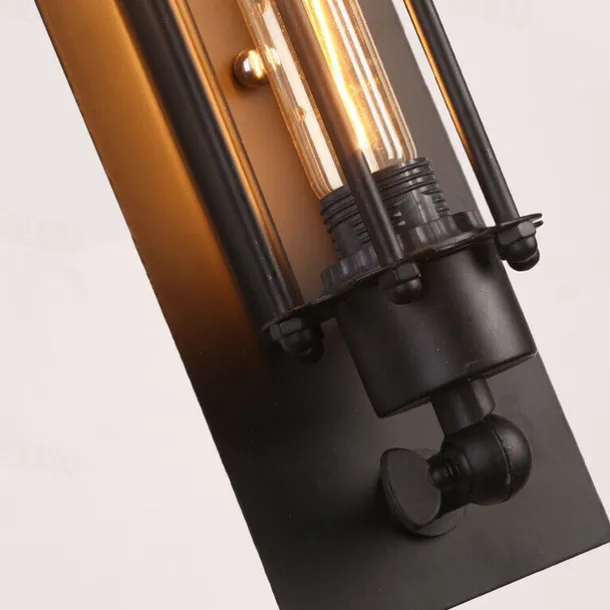 Industrial Wall Lights Metal Pipe Wall Light Retro Water Pipes Steampunk Design Flute Art for Living Room Bedroom Restaurant Attic Bar Cafe 110-240V