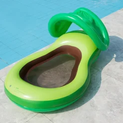 Inflatable Avocado Pool Float Floatie Fun Large Blow Up Summer Beach Swimming Floaty Party Toys Lounge Raft for Kids Adults
