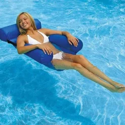 Inflatable Pool Float, Adult Pool Floaties, Multi-Purpose 4-in-1 Swimming Water Floating Rafts (Saddle, Lounge Chair, Hammock, Drifter) for Pool, Lake, Beach, River,Inflatable for Pool