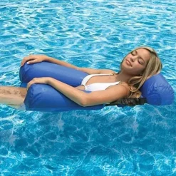Inflatable Pool Float, Adult Pool Floaties, Multi-Purpose 4-in-1 Swimming Water Floating Rafts (Saddle, Lounge Chair, Hammock, Drifter) for Pool, Lake, Beach, River,Inflatable for Pool