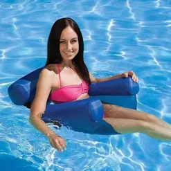 Inflatable Pool Float, Adult Pool Floaties, Multi-Purpose 4-in-1 Swimming Water Floating Rafts (Saddle, Lounge Chair, Hammock, Drifter) for Pool, Lake, Beach, River,Inflatable for Pool